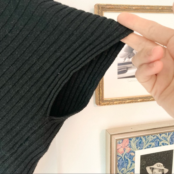 ANTHRO Pure+Good Open Front Sweater Grey - Picture 6 of 8